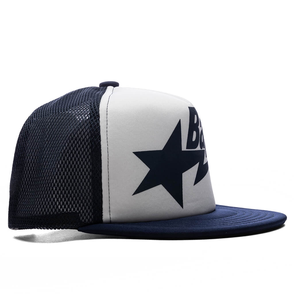 A BATHING APE Kid's Bape STA Mesh Cap - Navy