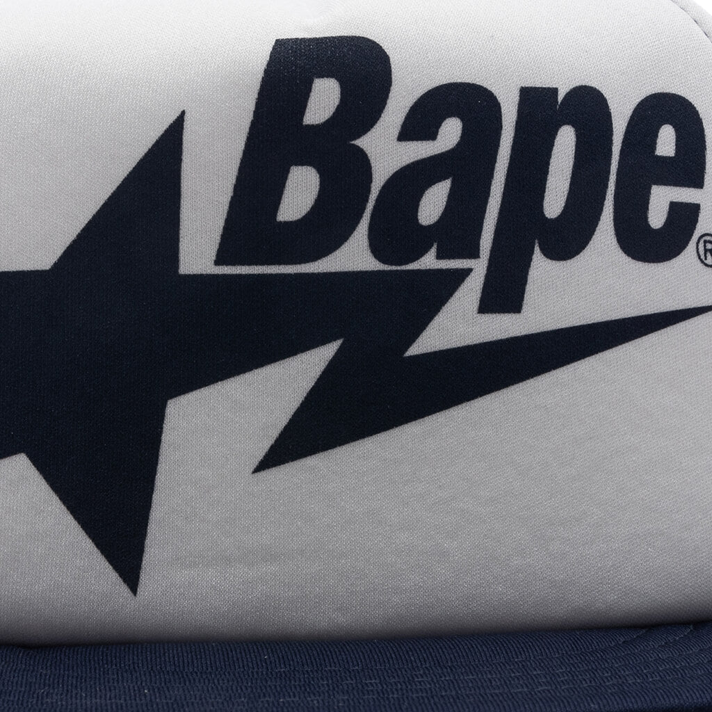 A BATHING APE Kid's Bape STA Mesh Cap - Navy