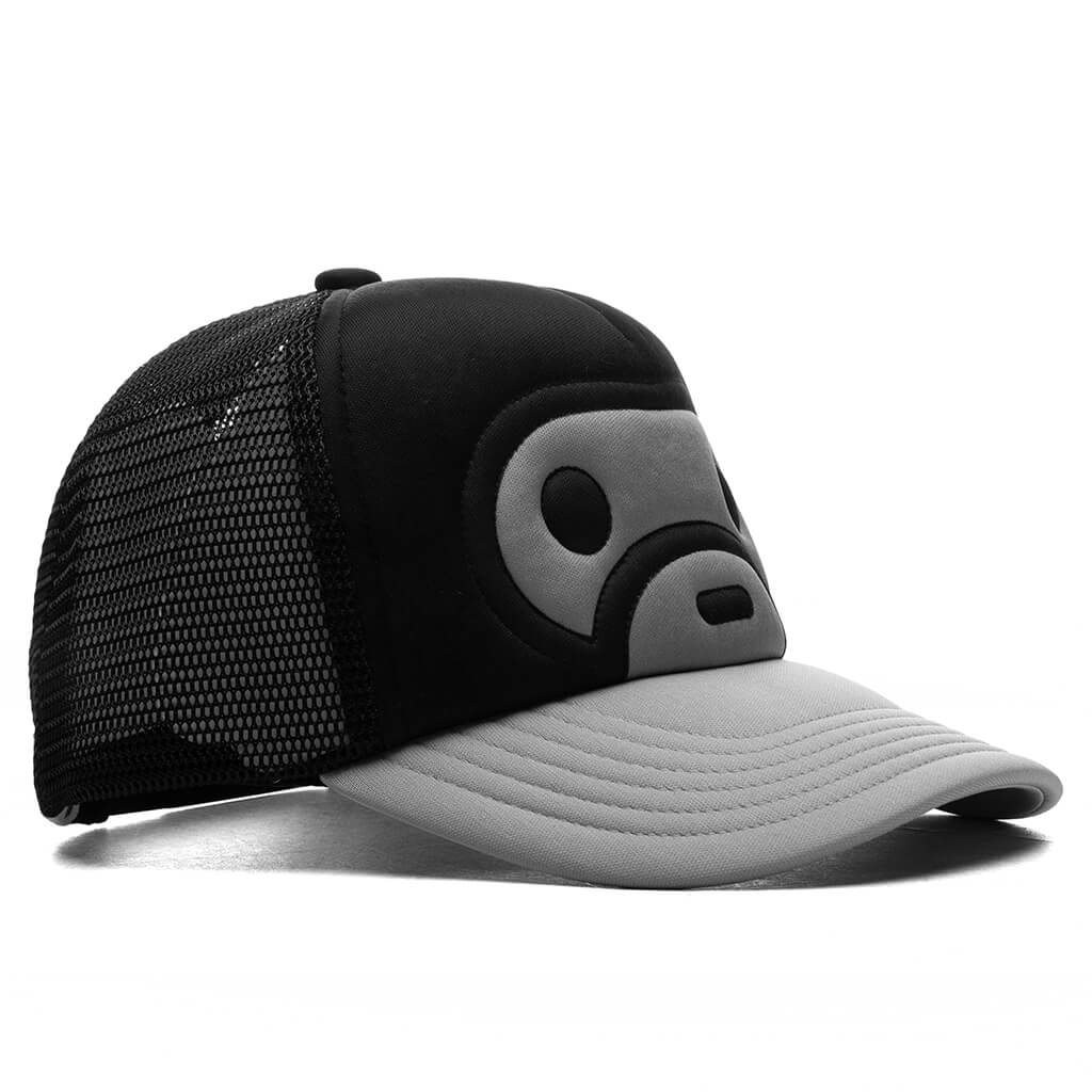A BATHING APE Kid's Milo Face Mesh Cap - Black