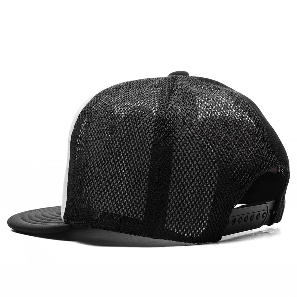 A BATHING APE Kid's Milo on Bape Mesh Cap - Black