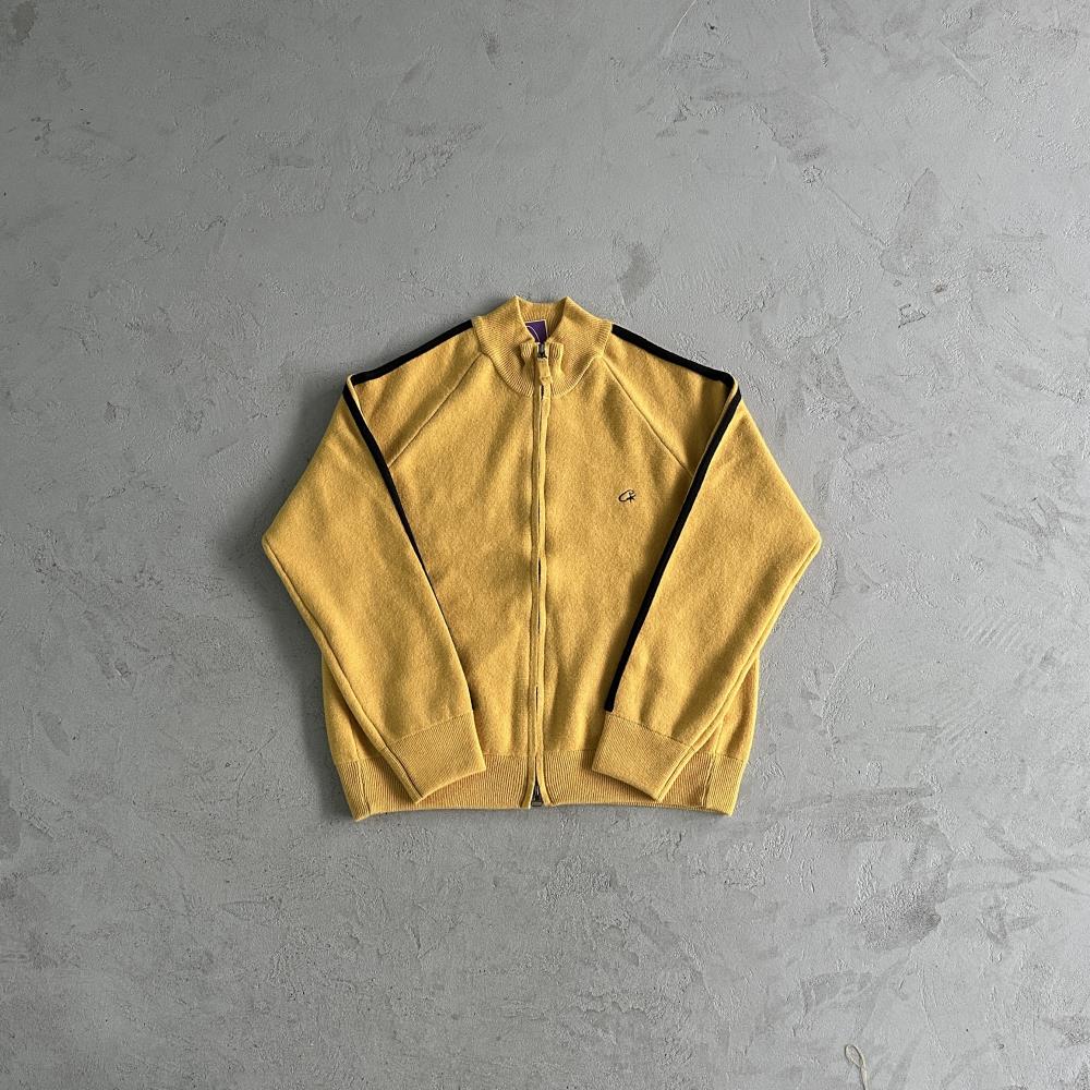 Corteiz Knit Zip-Up Fleece - Yellow Ironleague