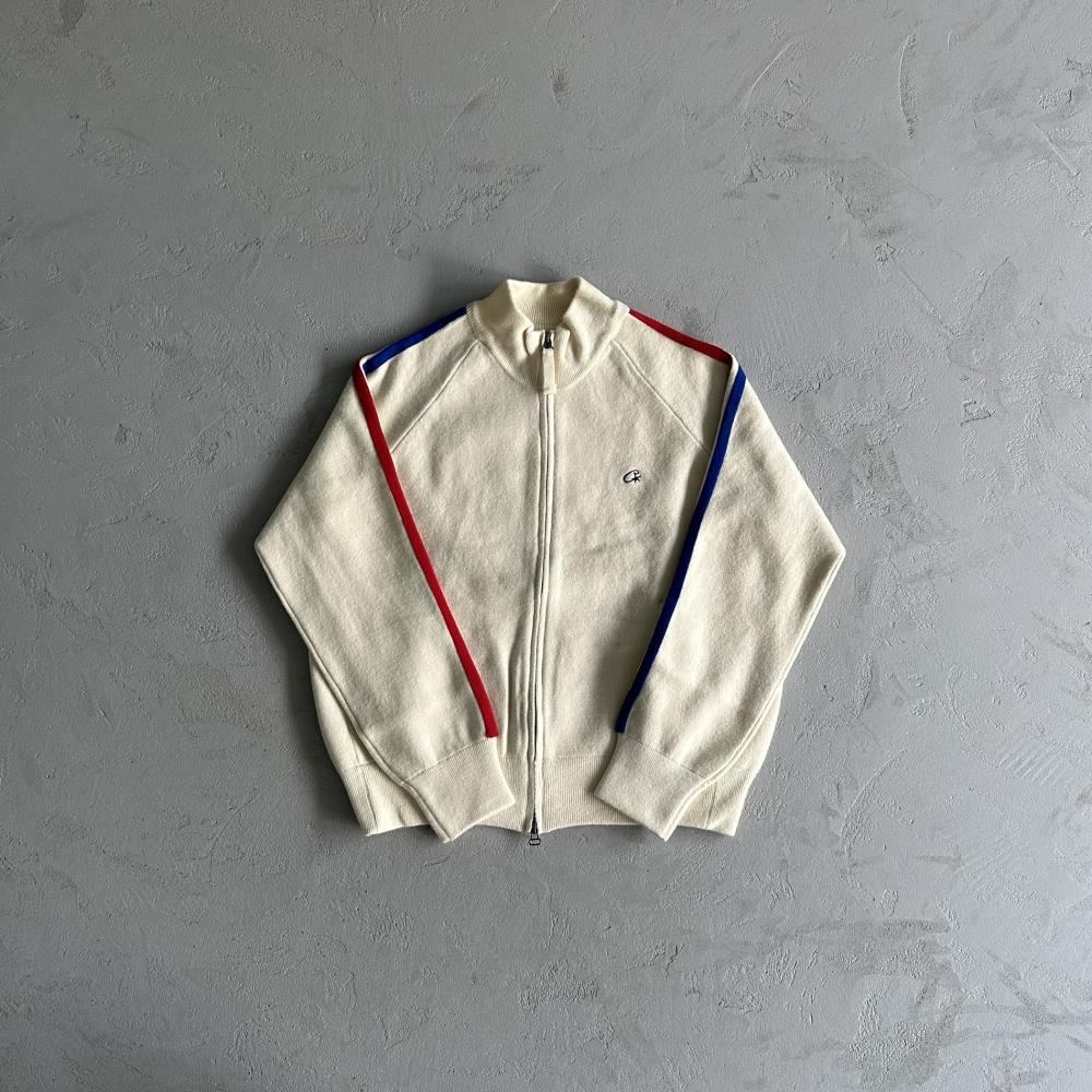 Corteiz Knit Zip-Up Fleece - Beige Ironleague