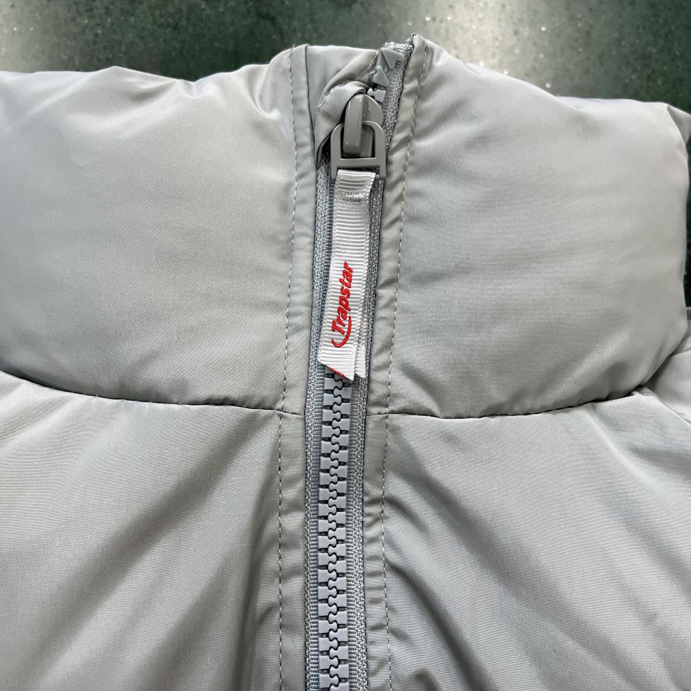 Trapstar Hyperdrive 2.0 Bomber Jacket - Light Grey Ironleague