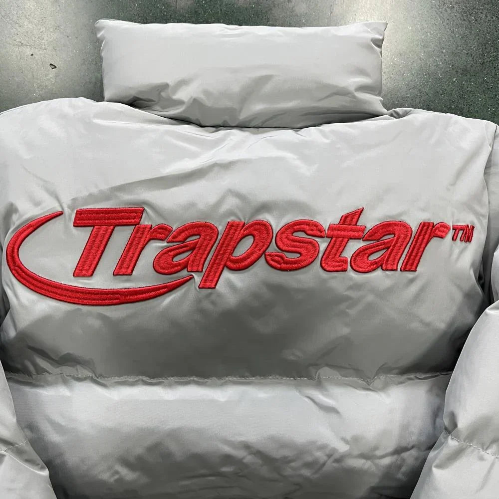 Trapstar Hyperdrive 2.0 Bomber Jacket - Light Grey Ironleague