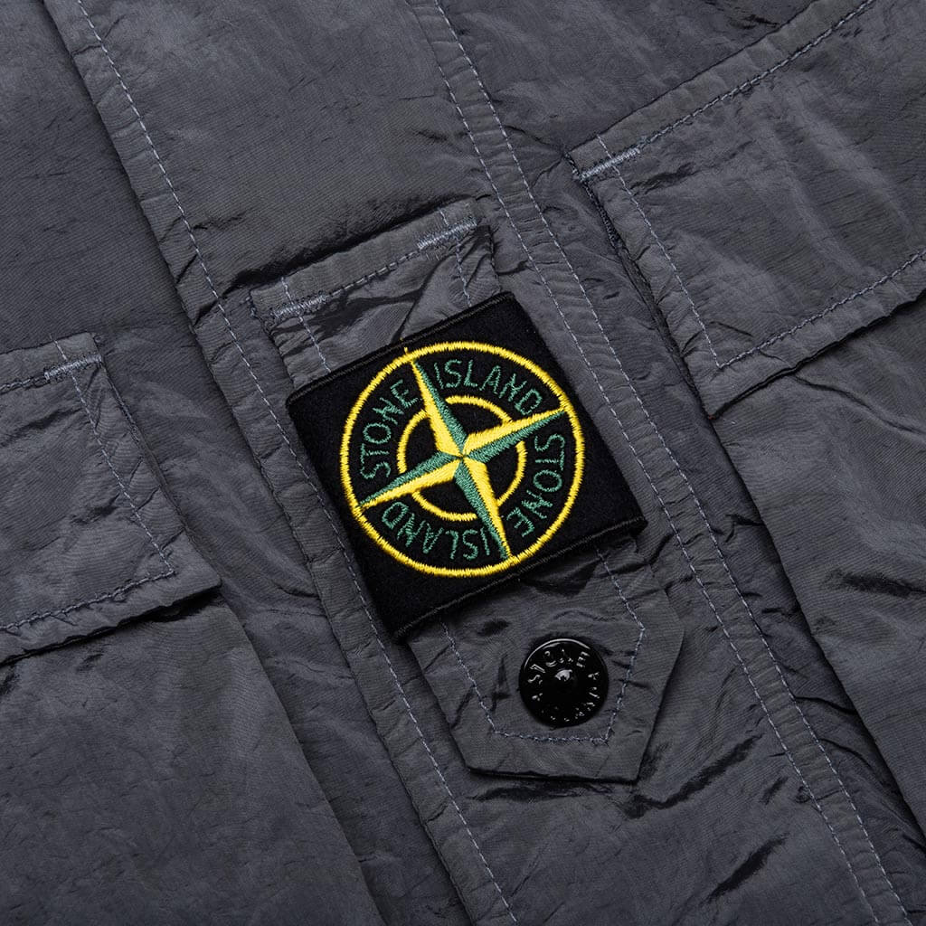 Stone Island Nylon Coach Jacket - Lead Grey