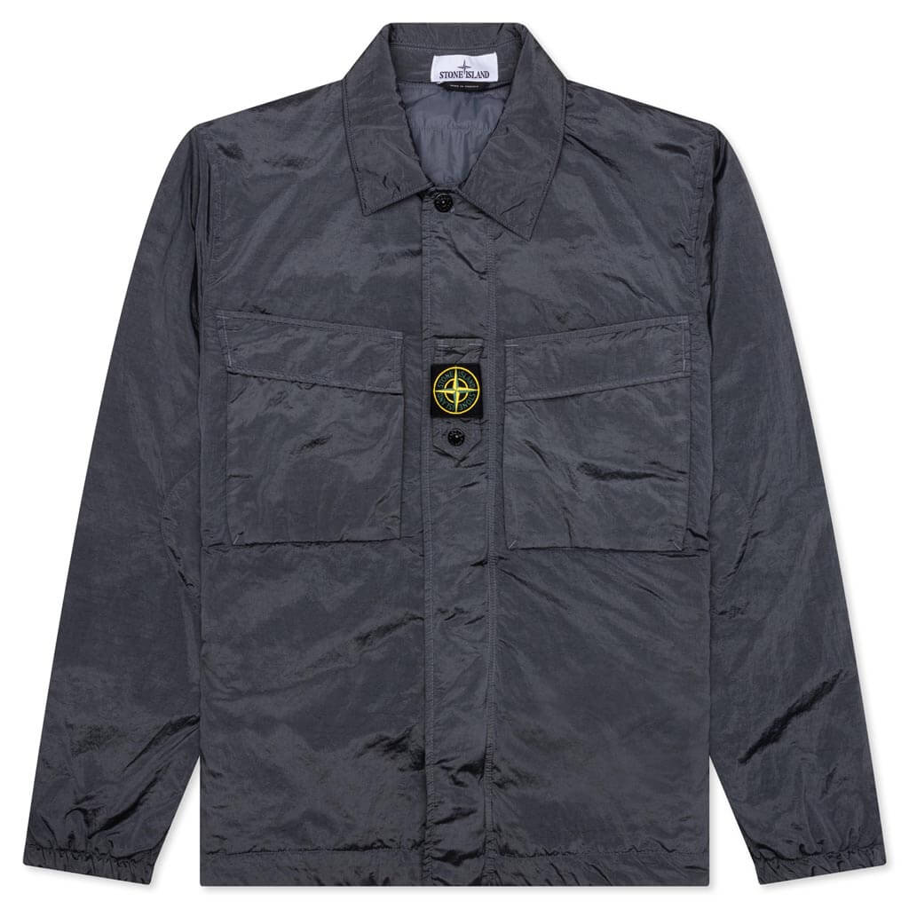 Stone Island Nylon Coach Jacket - Lead Grey