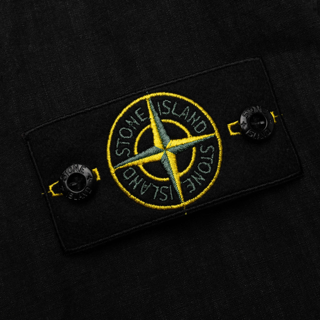 Stone Island Lino Nylon Tela Field Jacket - Black