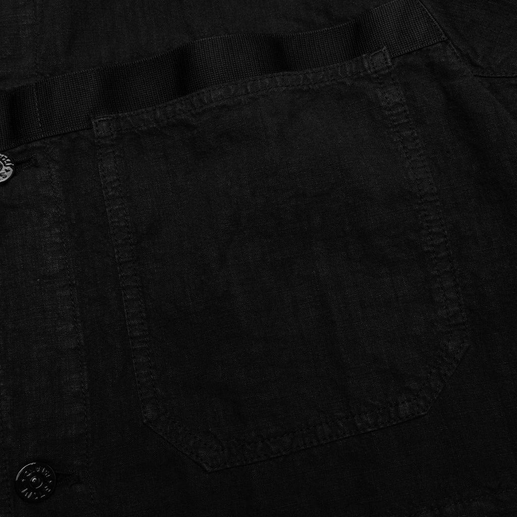 Stone Island Lino Nylon Tela Field Jacket - Black