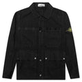 Stone Island Lino Nylon Tela Field Jacket - Black