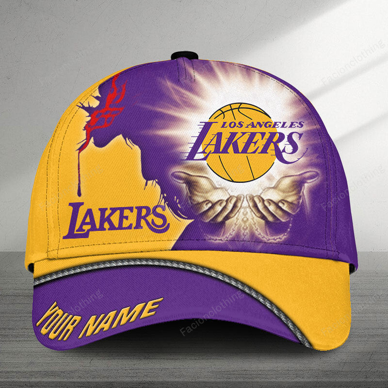 FINAL SALE - NEW CUSTOMIZED NBA09 LLA LOS ANGELES LAKERS CLASSIC CAP