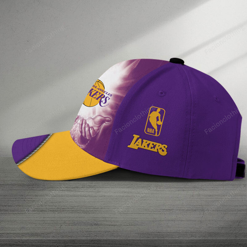 FINAL SALE - NEW CUSTOMIZED NBA09 LLA LOS ANGELES LAKERS CLASSIC CAP