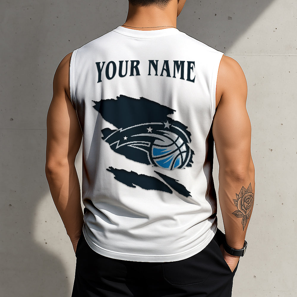 FINAL SALE - NEW CUSTOMIZED NBA15 OMA ORLANDO MAGIC TANKTOP & GYM SHIRT