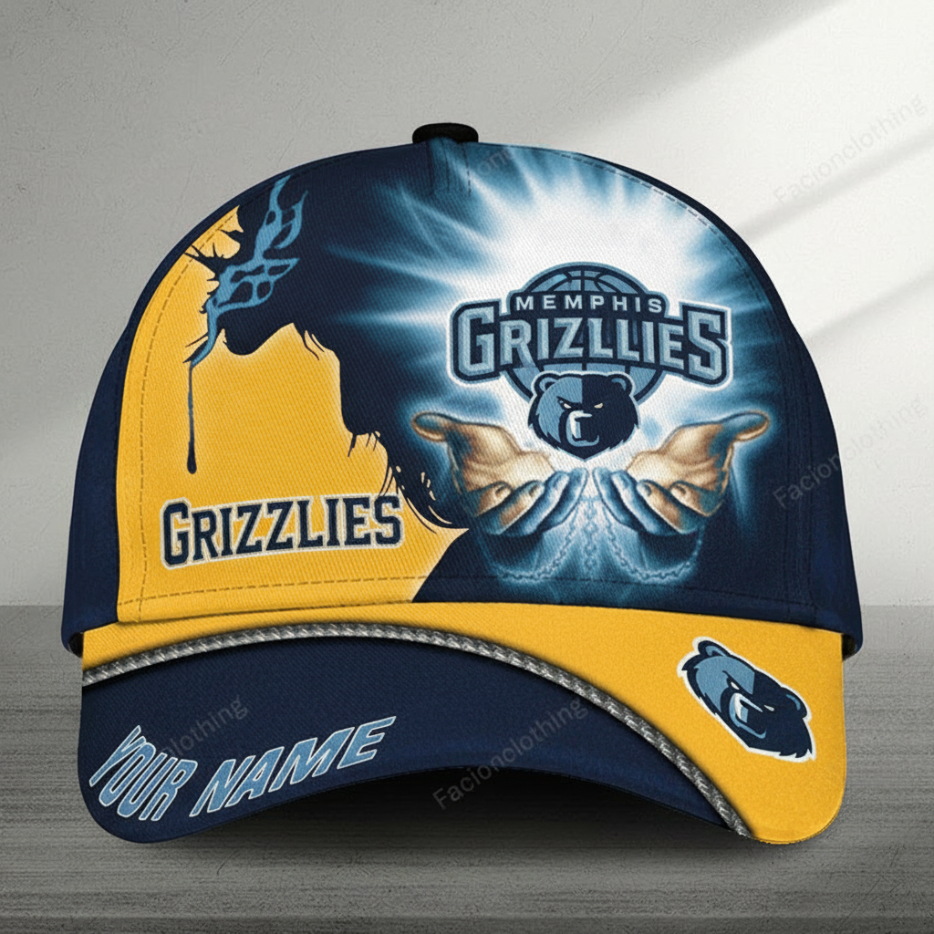 FINAL SALE - NEW CUSTOMIZED NBA13 MGR MEMPHIS GRIZZLIES CLASSIC CAP