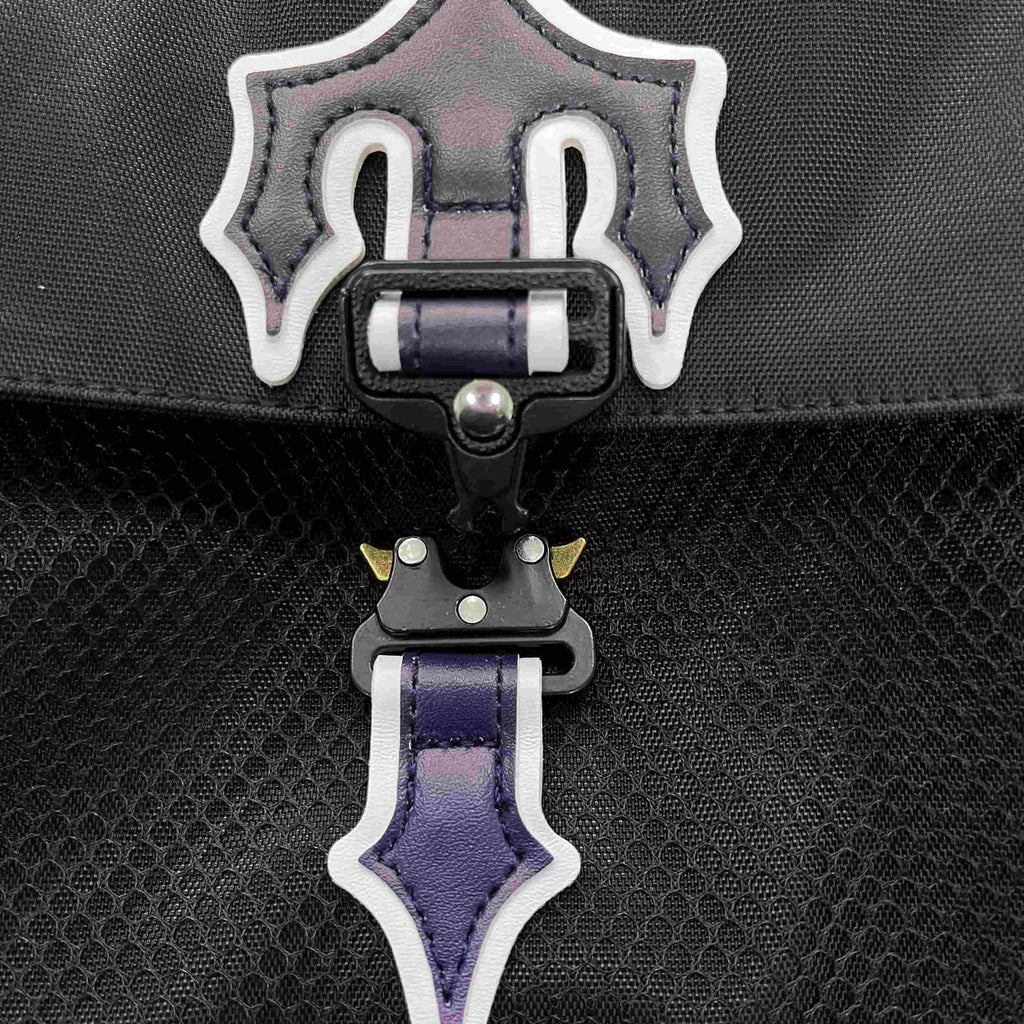Trapstar Messenger Bag 1.0 - Black/Purple Ironleague