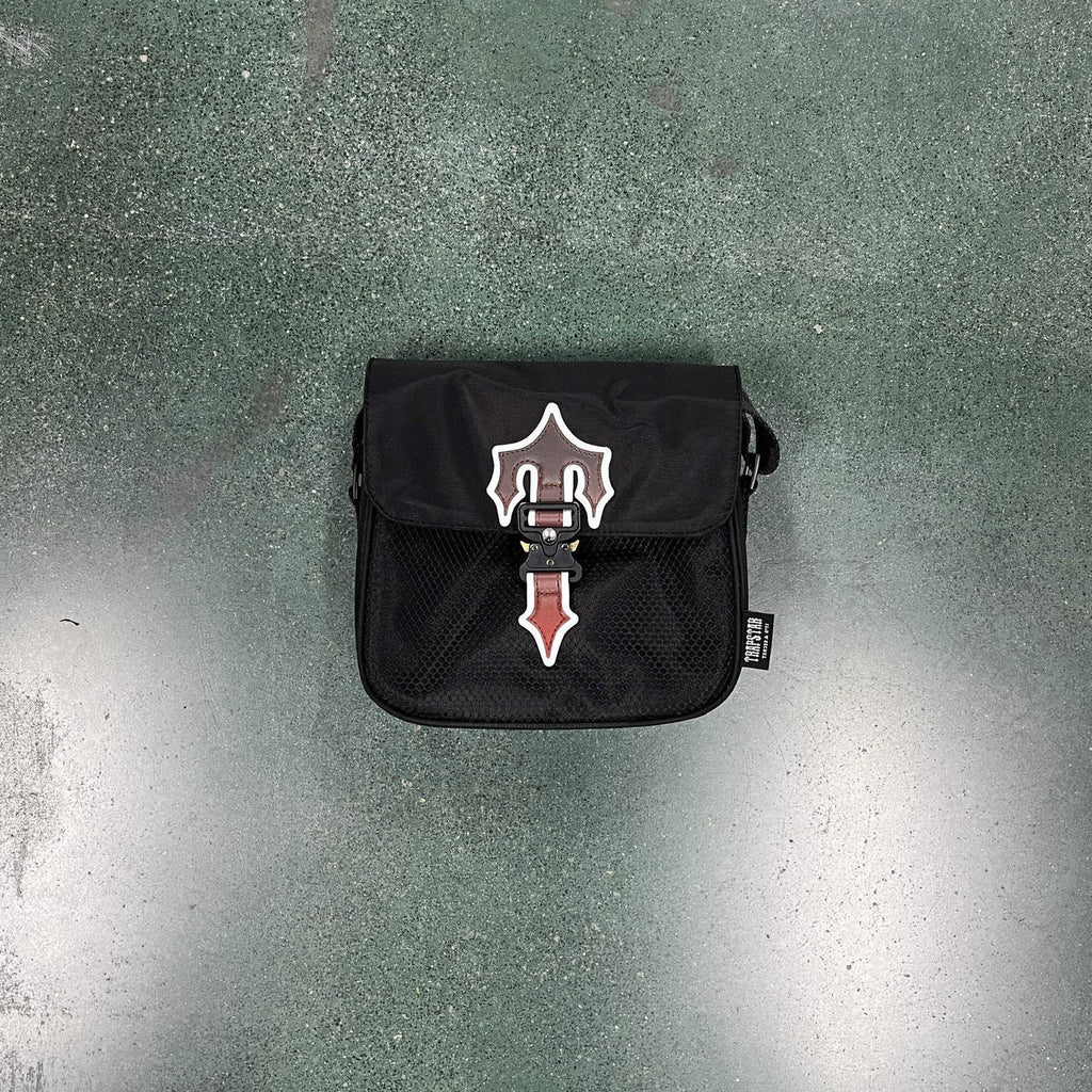 Trapstar Messenger Bag 1.0 - Black/Red Ironleague