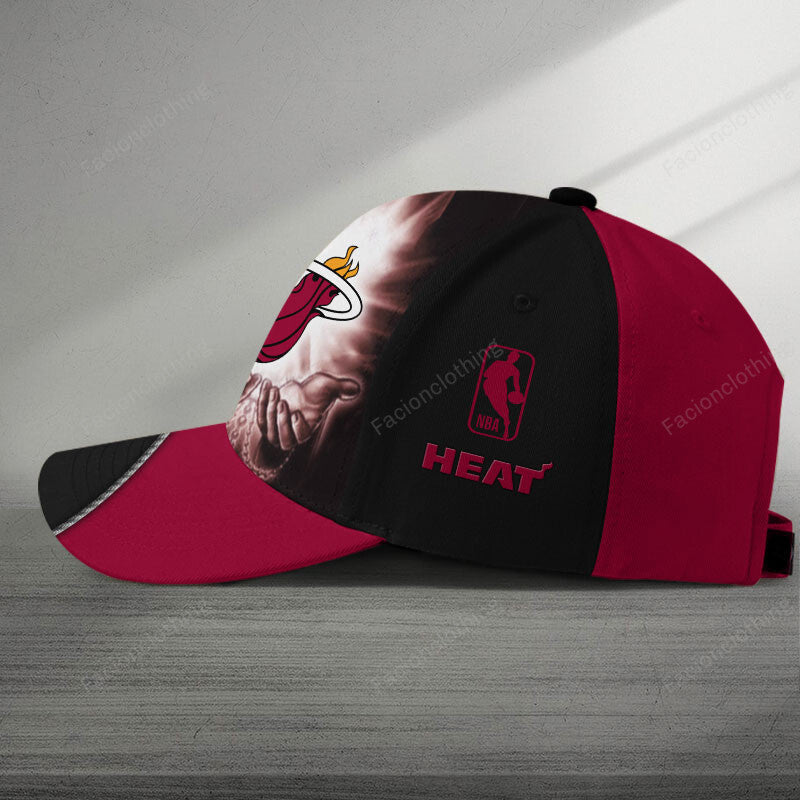 FINAL SALE - NEW CUSTOMIZED NBA20 MHE MIAMI HEAT CLASSIC CAP