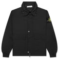 Stone Island Micro Twill Hooded Jacket - Black