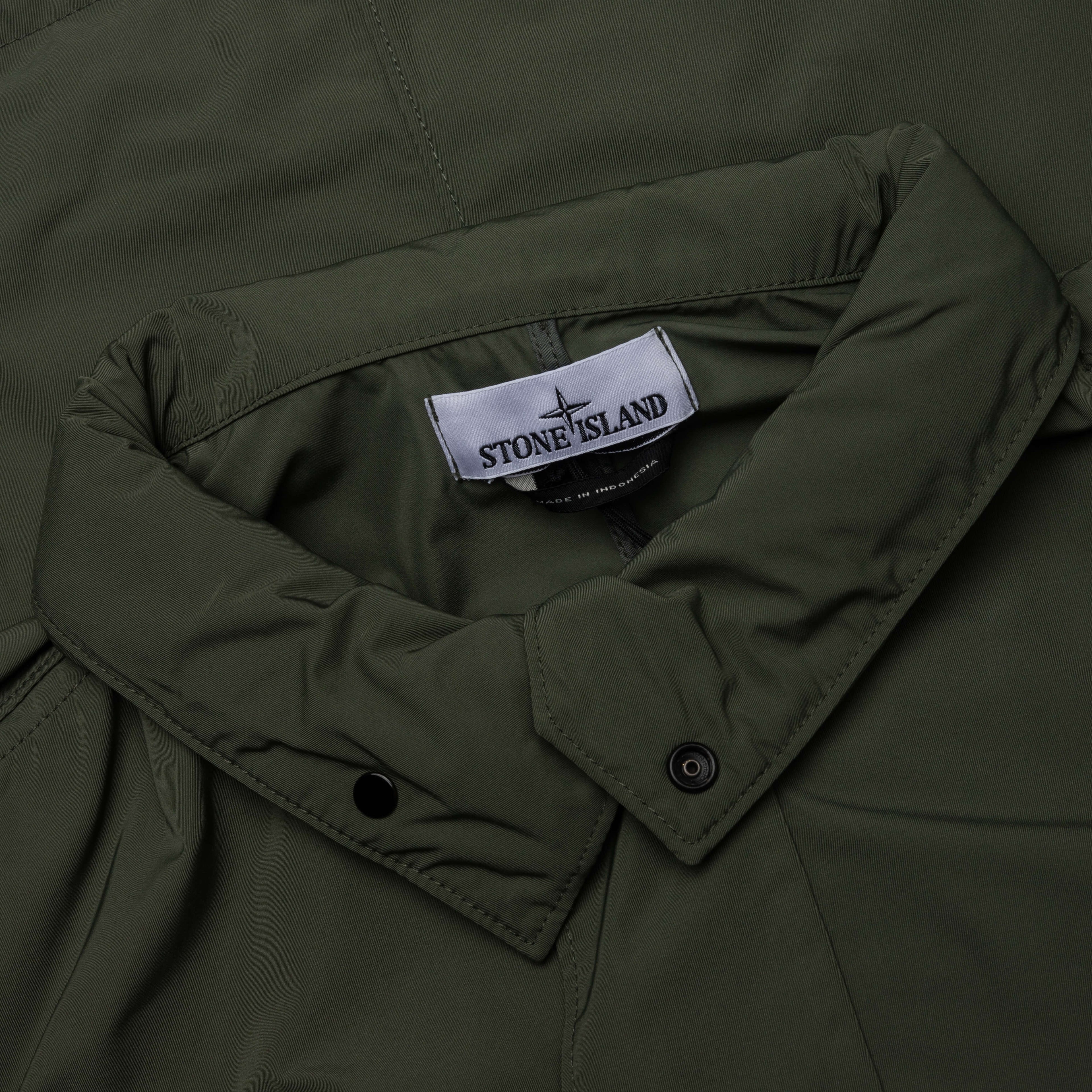 Stone Island Micro Twill Hooded Jacket - Musk