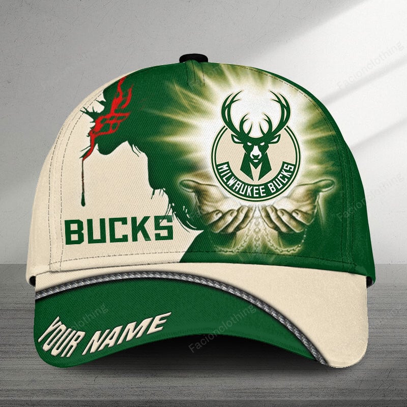 FINAL SALE - NEW CUSTOMIZED NBA11 MBU MILWAUKEE BUCKS CLASSIC CAP