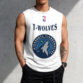 FINAL SALE - NEW CUSTOMIZED NBA05 MTW MINNESOTA TIMBERWOLVES TANKTOP & GYM SHIRT