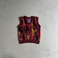 Corteiz More Hair Knit Vest - Red Camo Ironleague