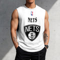 FINAL SALE - NEW CUSTOMIZED NBA25 BNE BROOKLYN NETS TANKTOP & GYM SHIRT