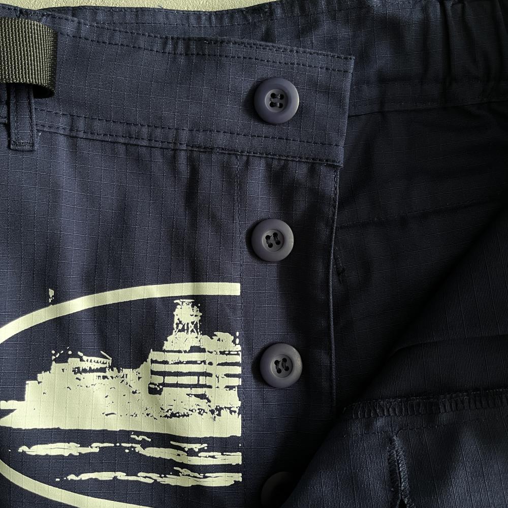 Corteiz Cargo Shorts - Navy Ironleague