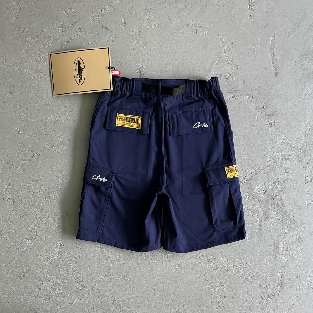 Corteiz Cargo Shorts - Navy Ironleague