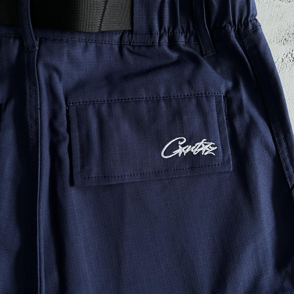 Corteiz Cargo Shorts - Navy Ironleague