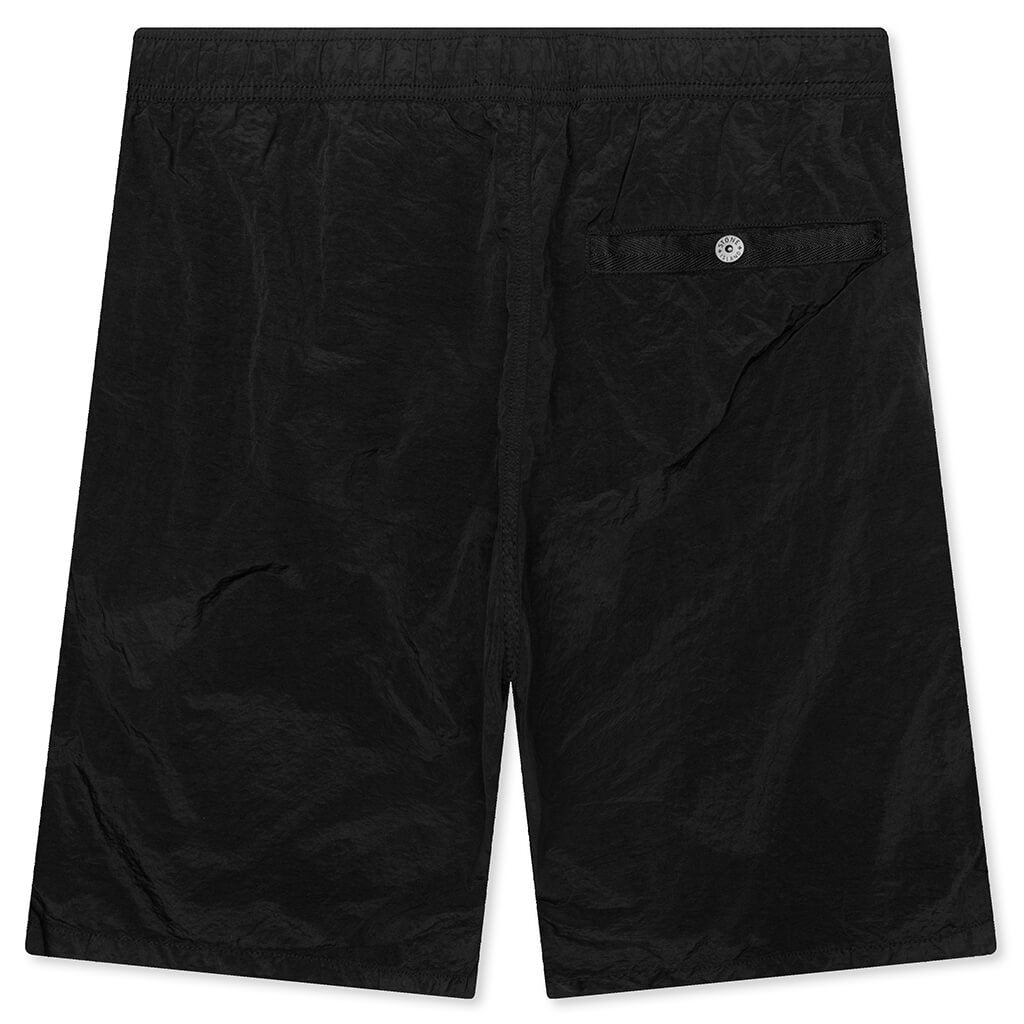 Stone Island Patch Bermuada Shorts - Black