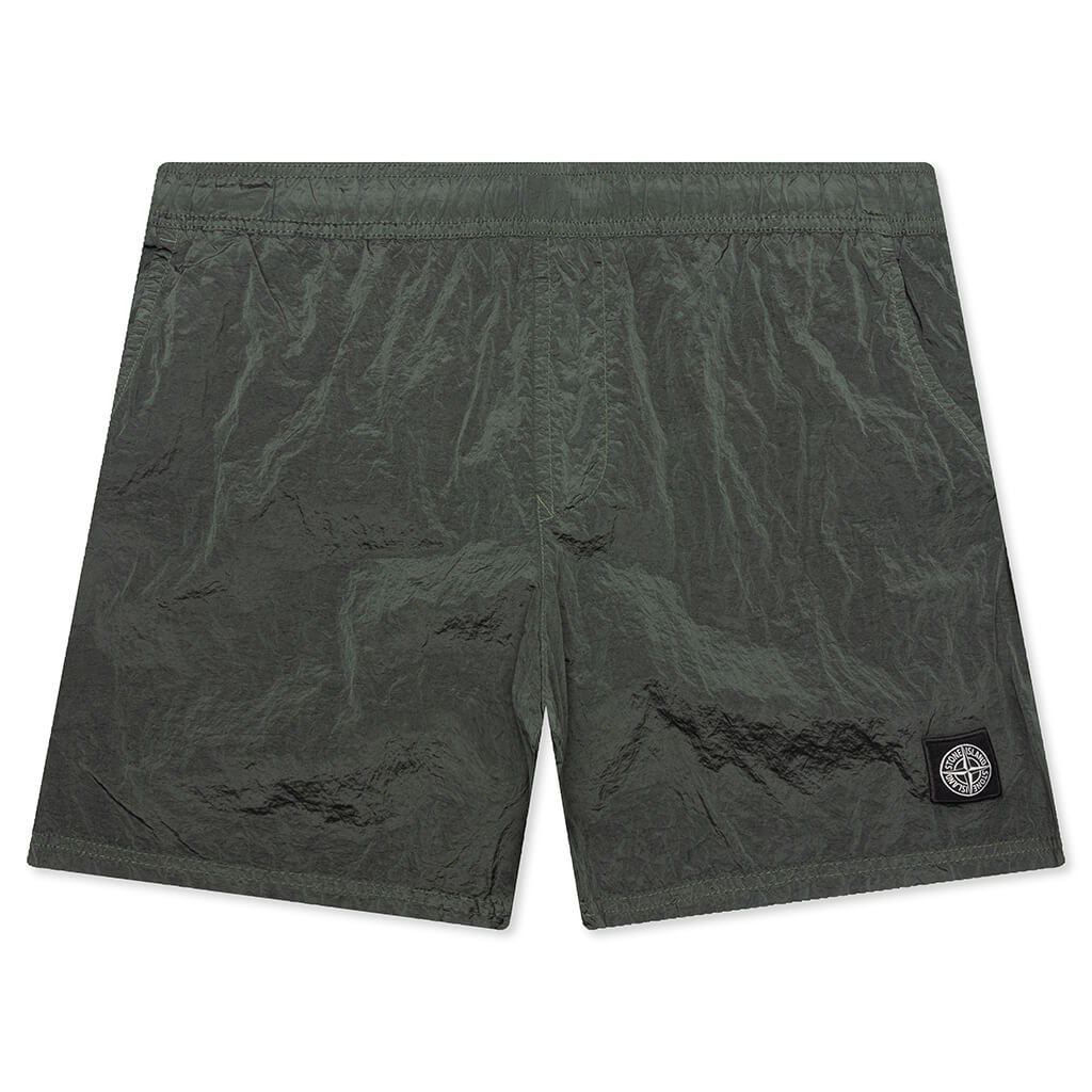 Stone Island Nylon Metal Regular Fit Shorts - Musk