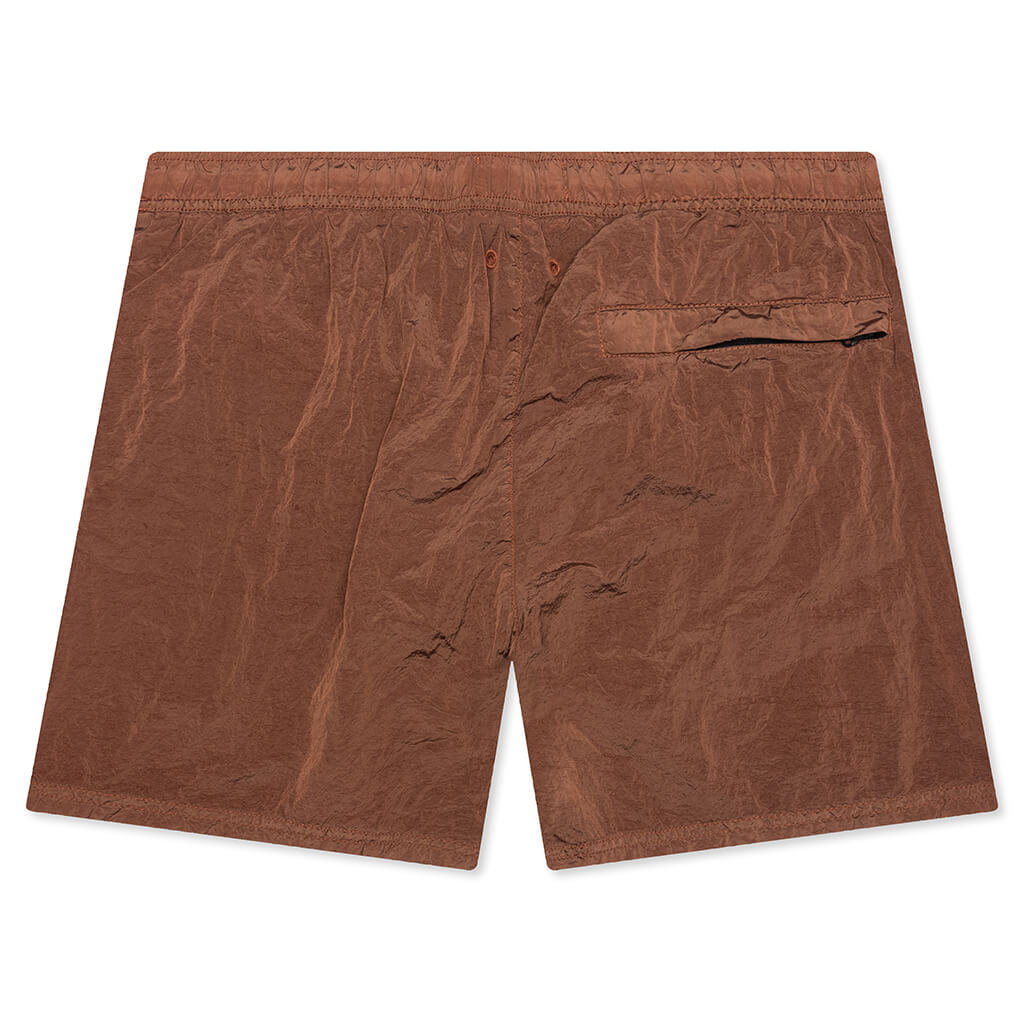 Stone Island Nylon Metal Regular Fit Shorts - Rust