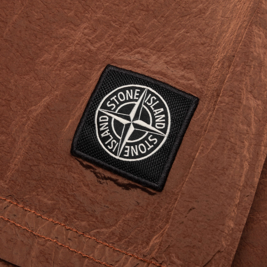 Stone Island Nylon Metal Regular Fit Shorts - Rust