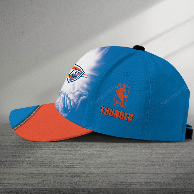 FINAL SALE - NEW CUSTOMIZED NBA01 OCT OKLAHOMA CITY THUNDER CLASSIC CAP