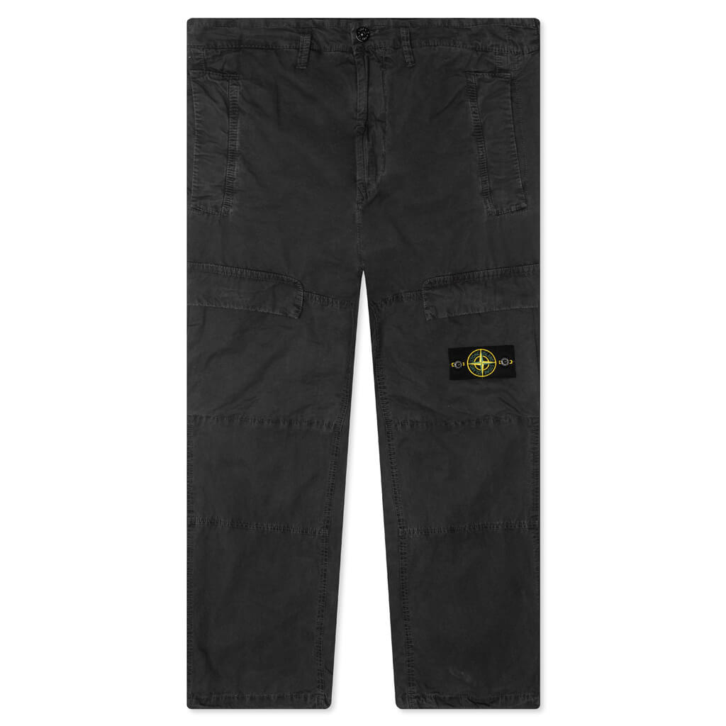 Stone Island Old Treatment Comfort Fit Cargo Pants - Charcoal