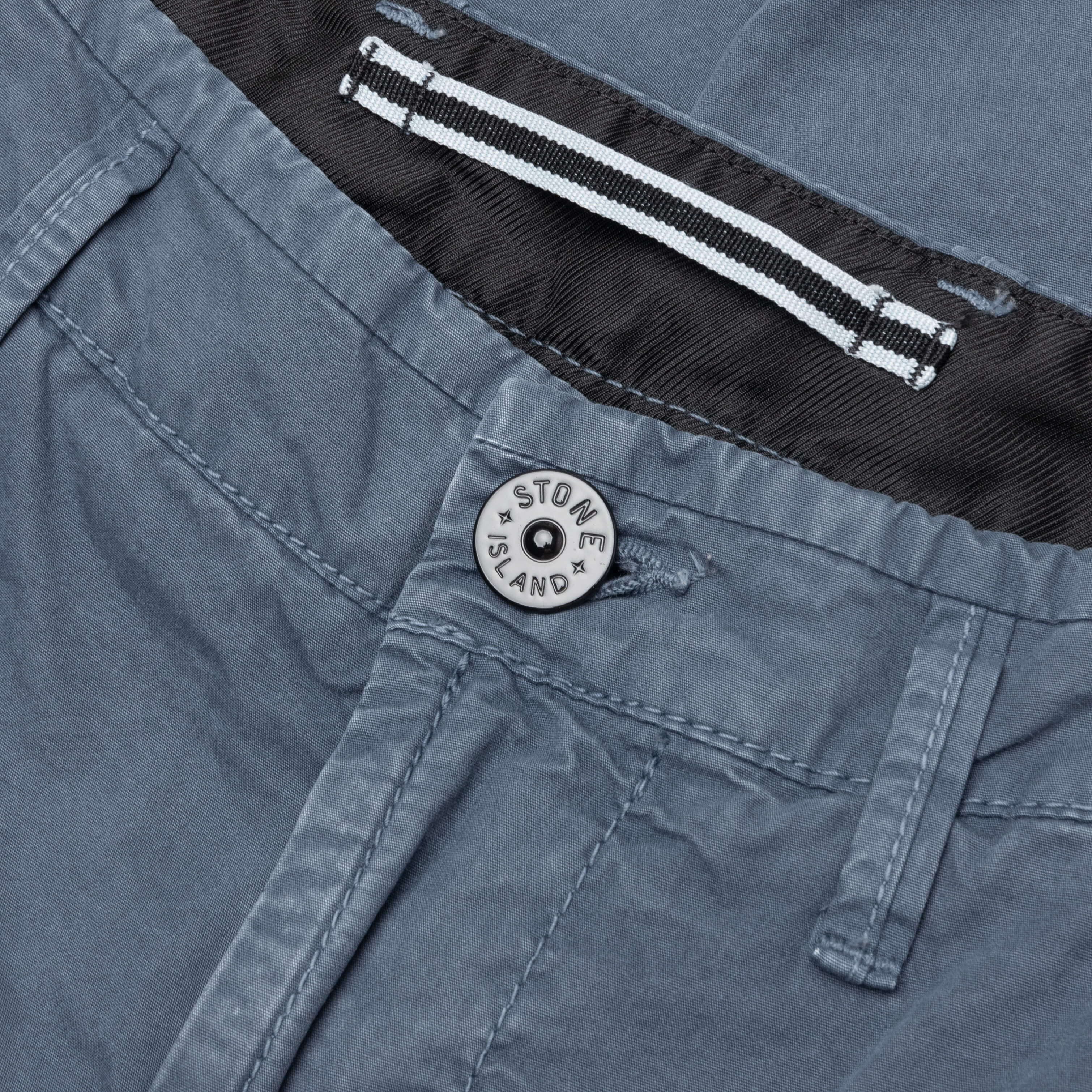 Stone Island Old Treatment Comfort Fit Cargo Pants - Dark Blue