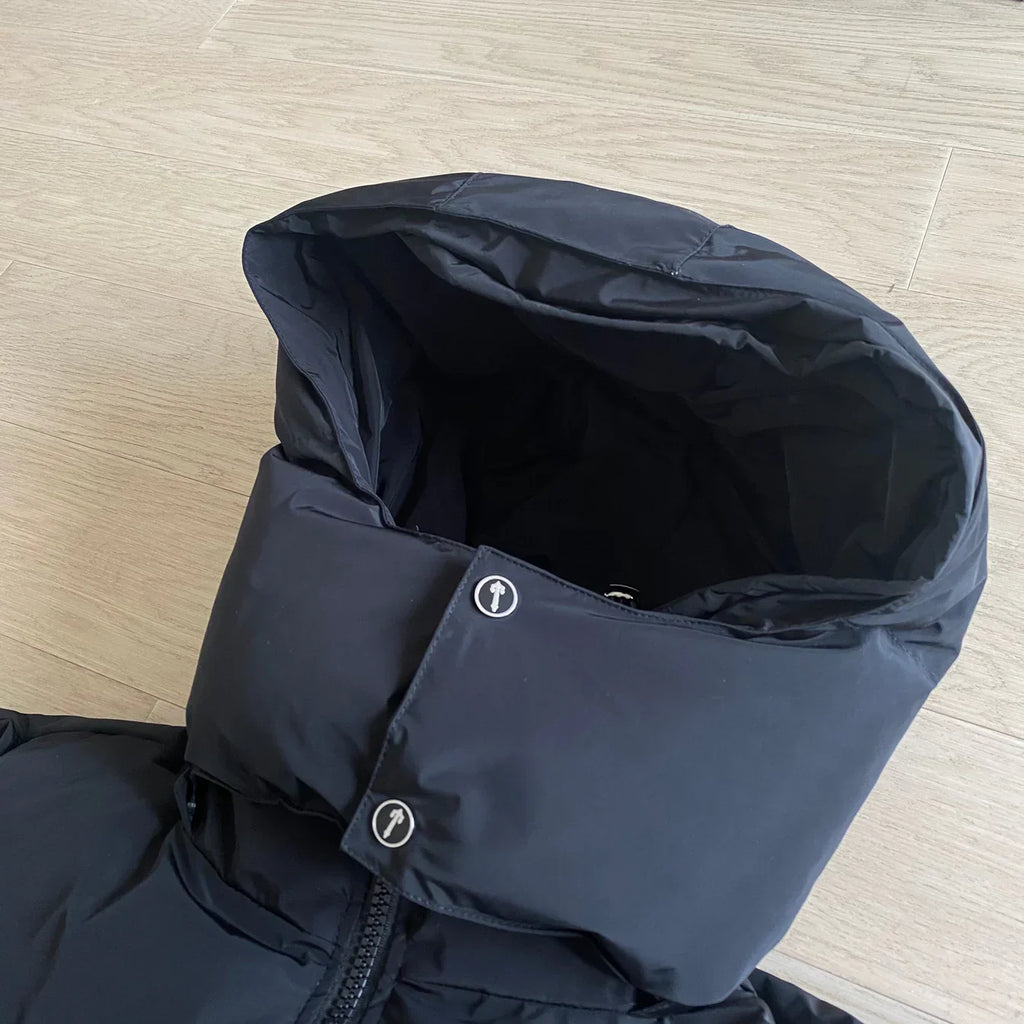 Trapstar Oversized Irongate Puffer Jacket - Black Ironleague