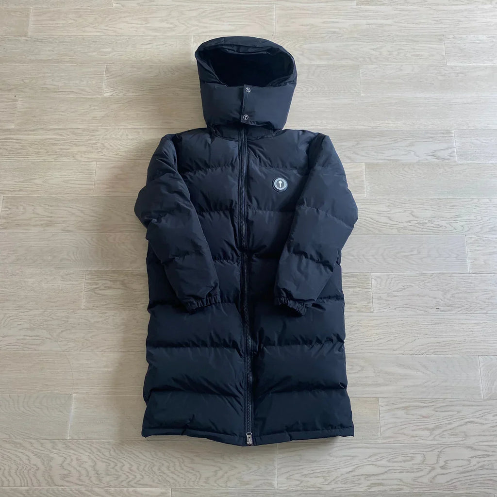 Trapstar Oversized Irongate Puffer Jacket - Black Ironleague