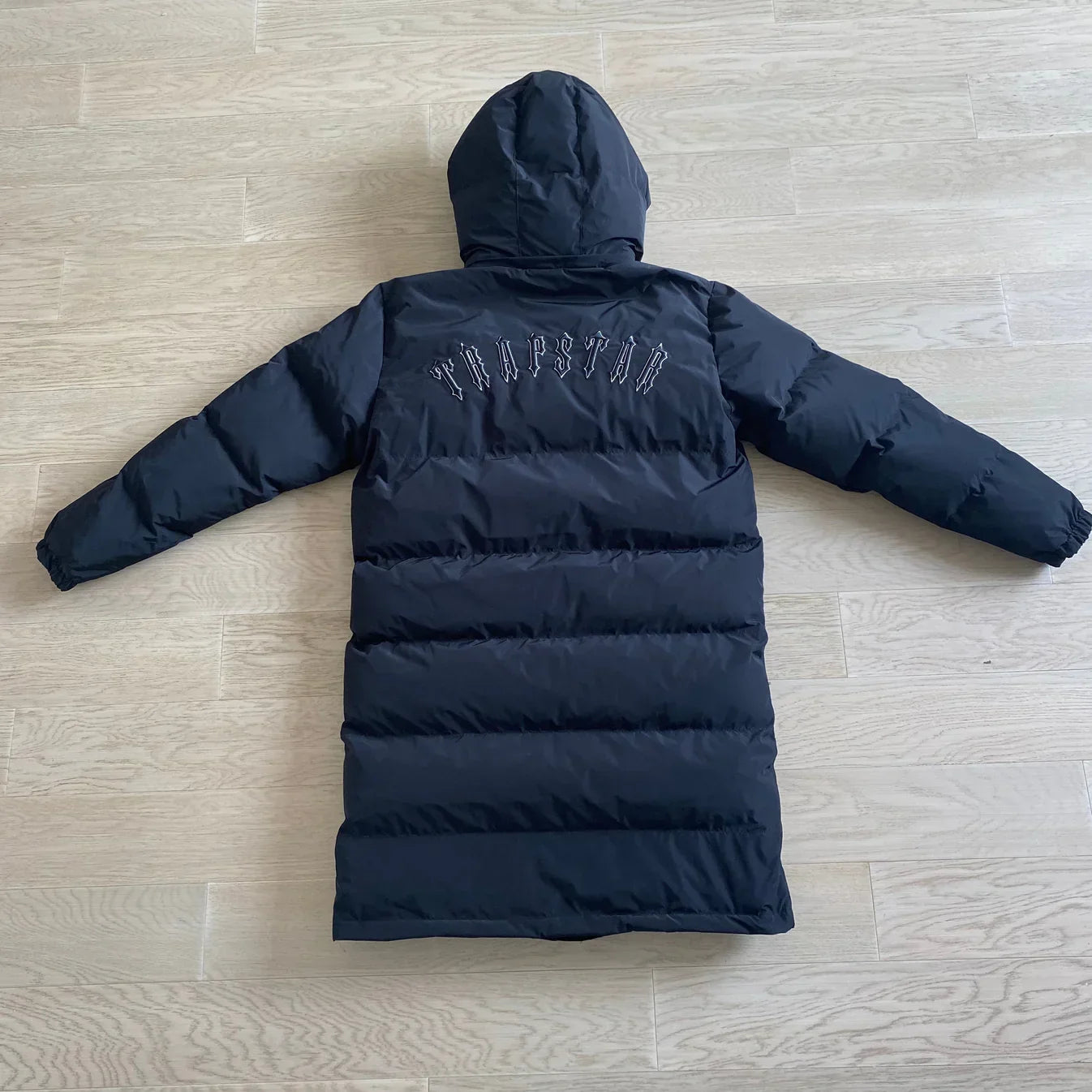 Trapstar Oversized Irongate Puffer Jacket - Black Ironleague