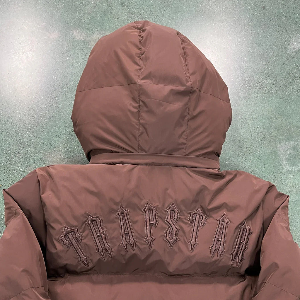 Trapstar Irongate Puffer Jacket - Brown Ironleague