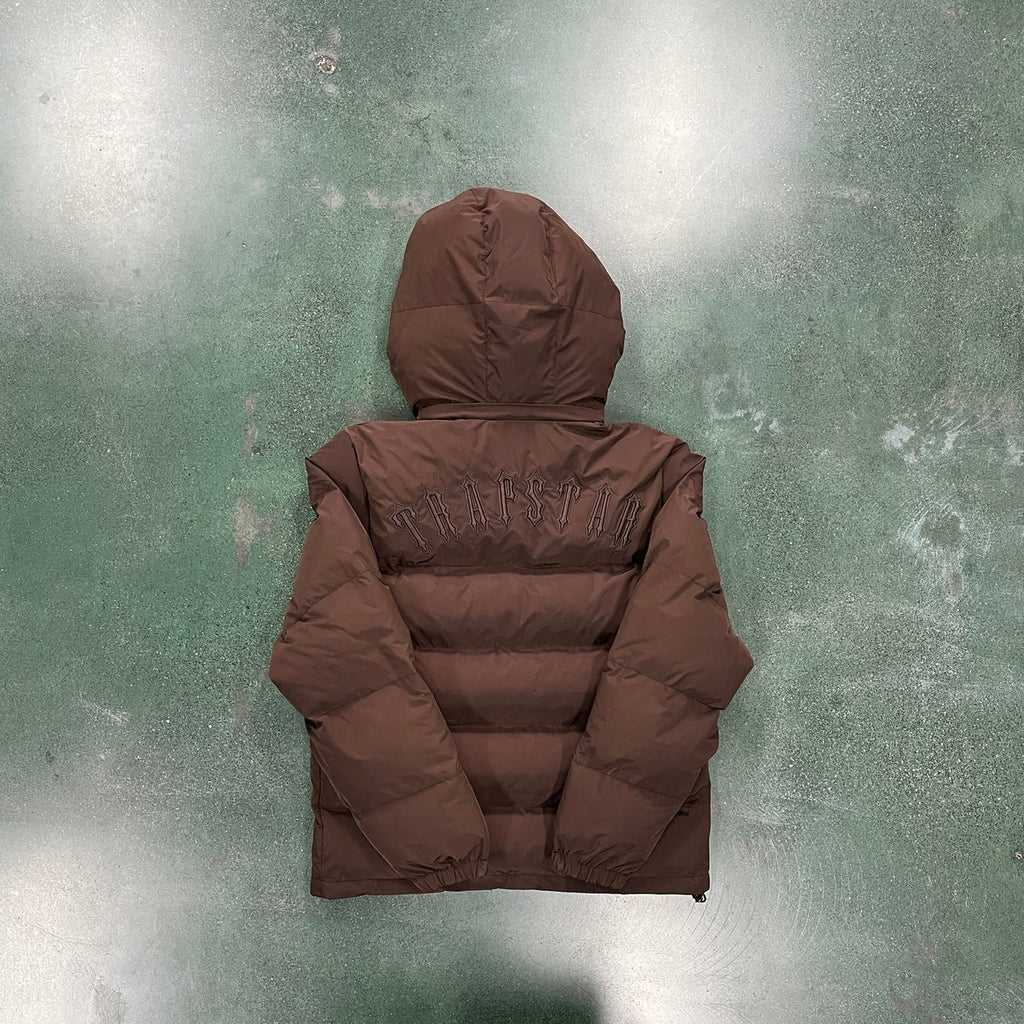 Trapstar Irongate Puffer Jacket - Brown Ironleague