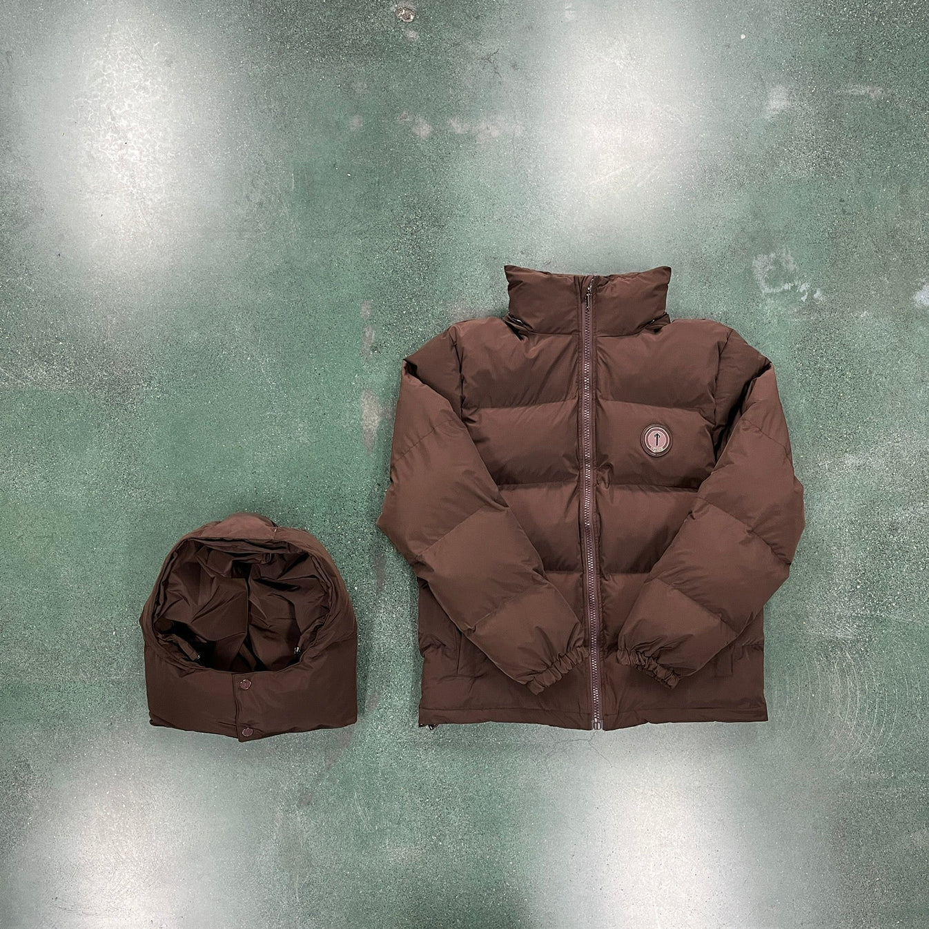 Trapstar Irongate Puffer Jacket - Brown Ironleague
