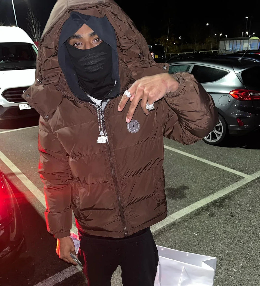 Trapstar Irongate Puffer Jacket - Brown Ironleague