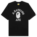A BATHING APE Pixal College Relaxed Fit Tee - Black