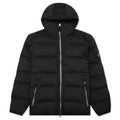 Stone Island Real Feather Hooded Jacket - Black