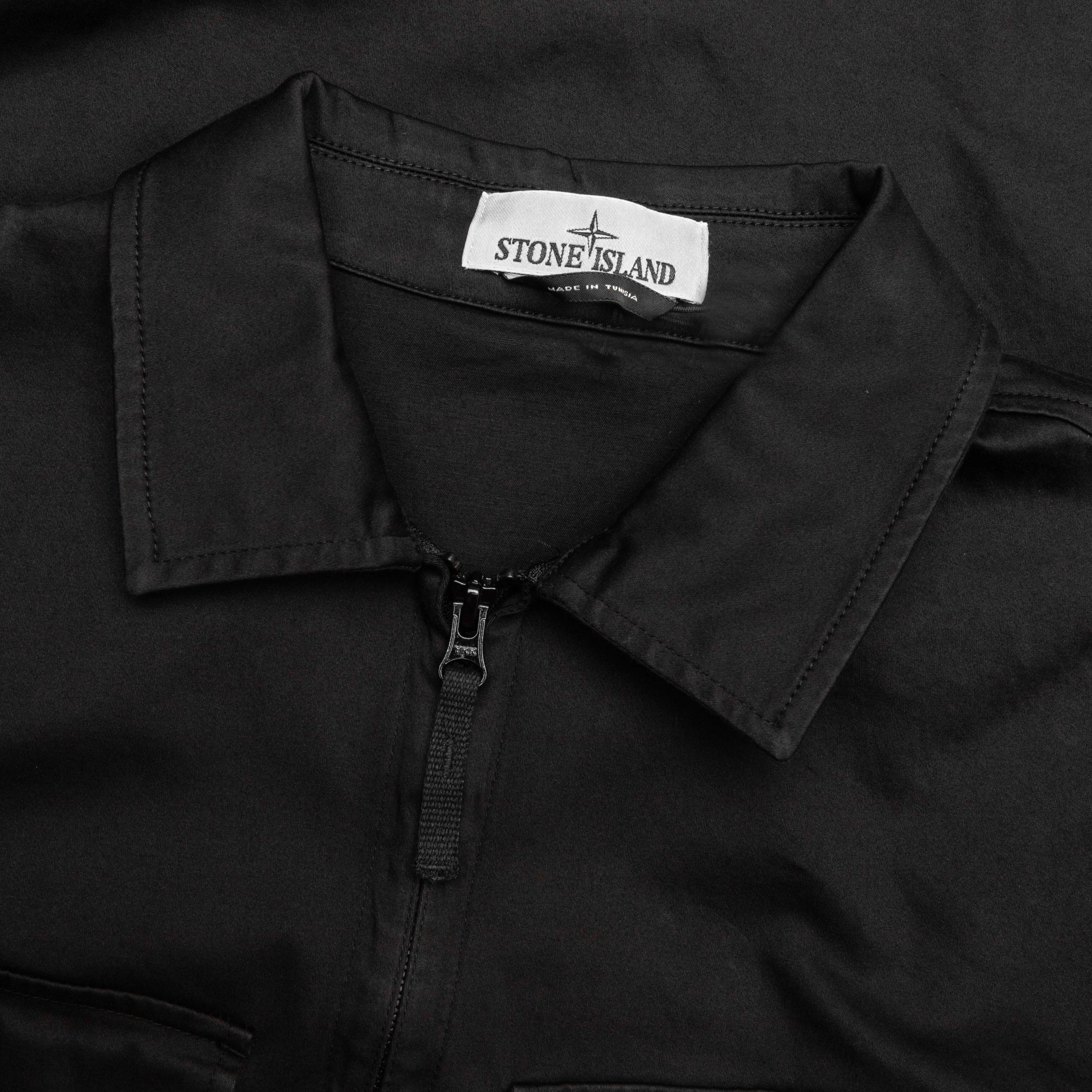 Stone Island Regular Fit Overshirt - Black