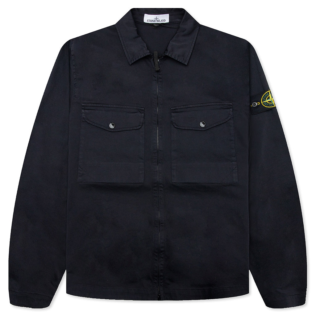 Stone Island Regular Fit Overshirt - Navy Blue