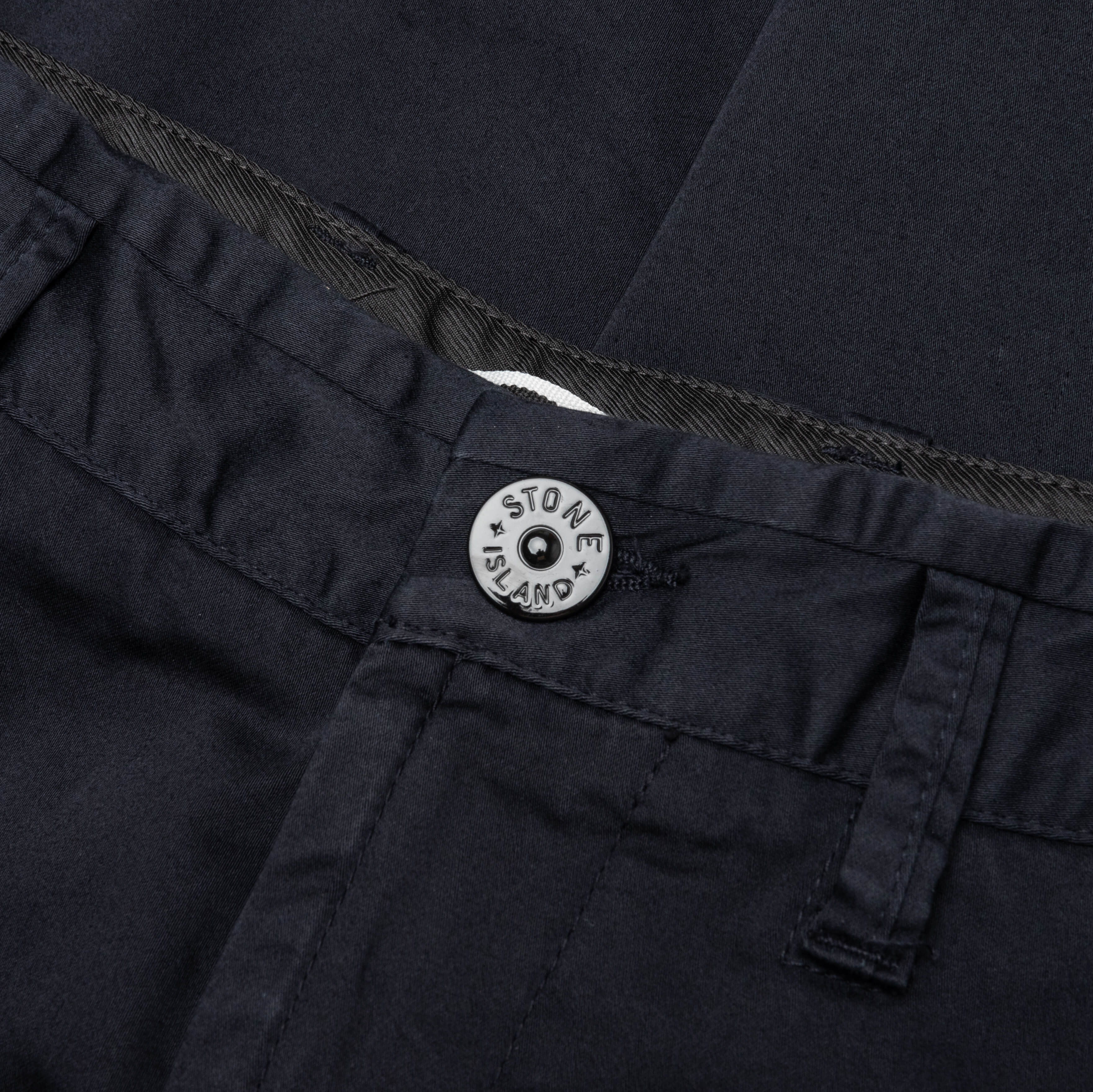 Stone Island Regular Fit Pants - Navy Blue