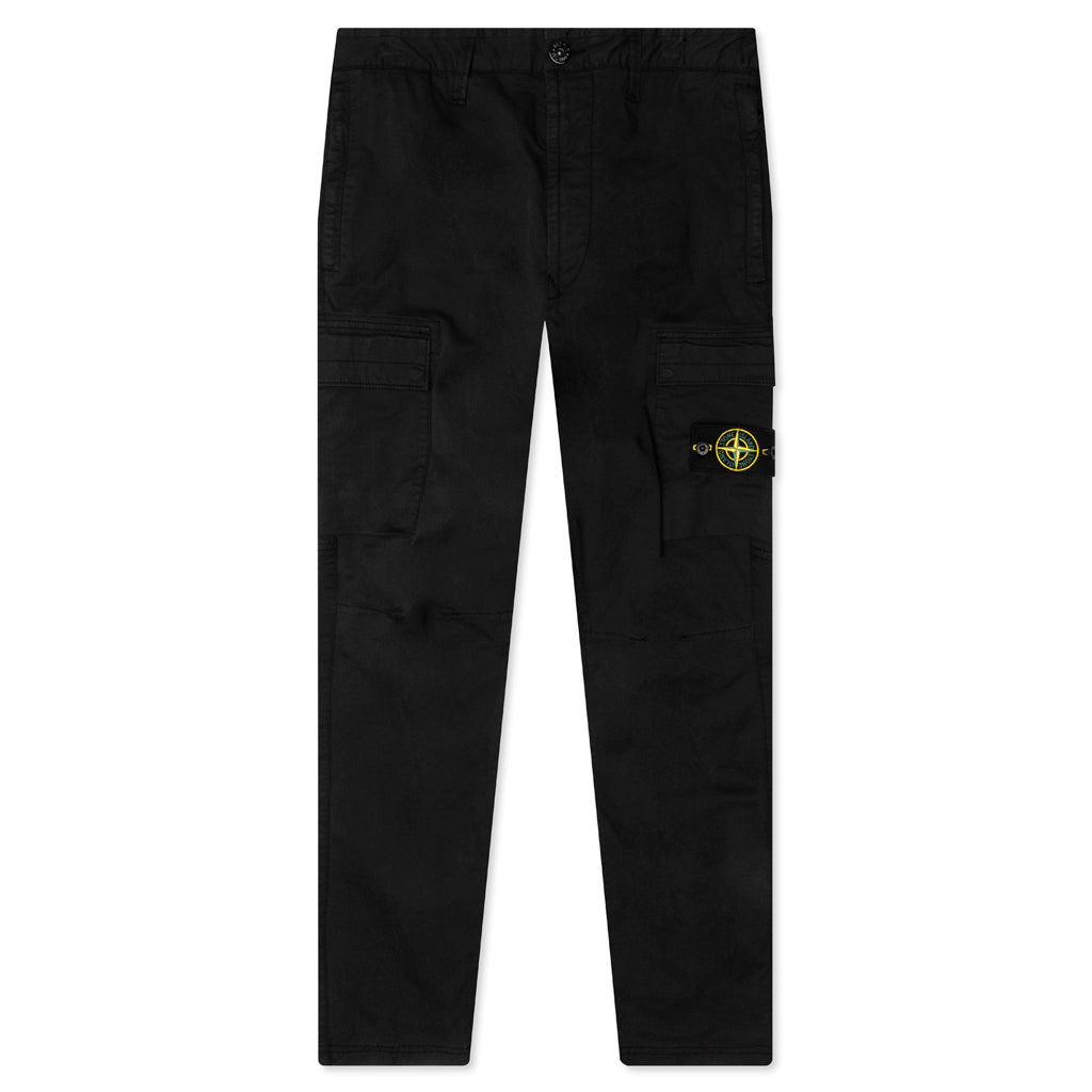 Stone Island Regular Fit Tapered Pants - Black