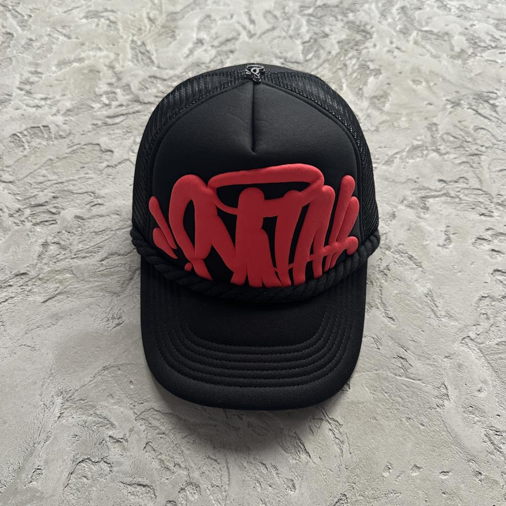 Syna Trucker Cap - Black/Red Ironleague